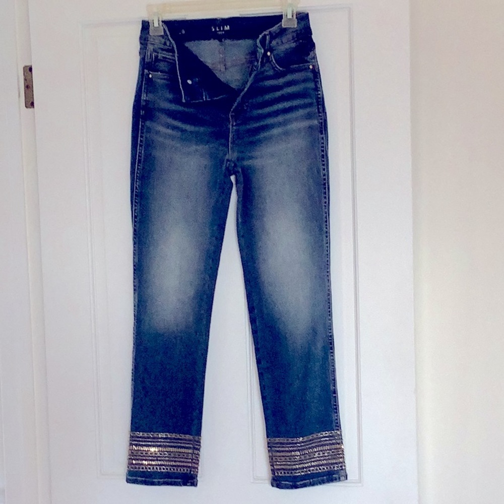 Embellished jeans